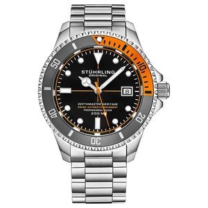 Sturhling Divers Watch (Glow in Dark, Waterproof, Stainless Steel)